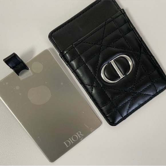 Dior Leather Phone Card Holder with Mirror - Picture 11 of 13